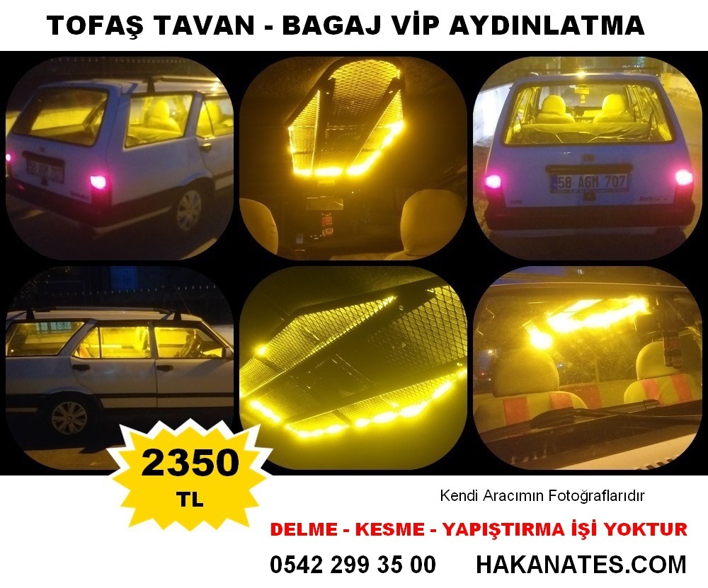 TOFAŞ TAVAN - BAGAJ AYDINLATMA